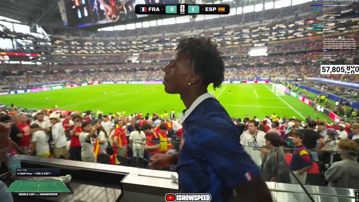 IShowSpeed confused by fan