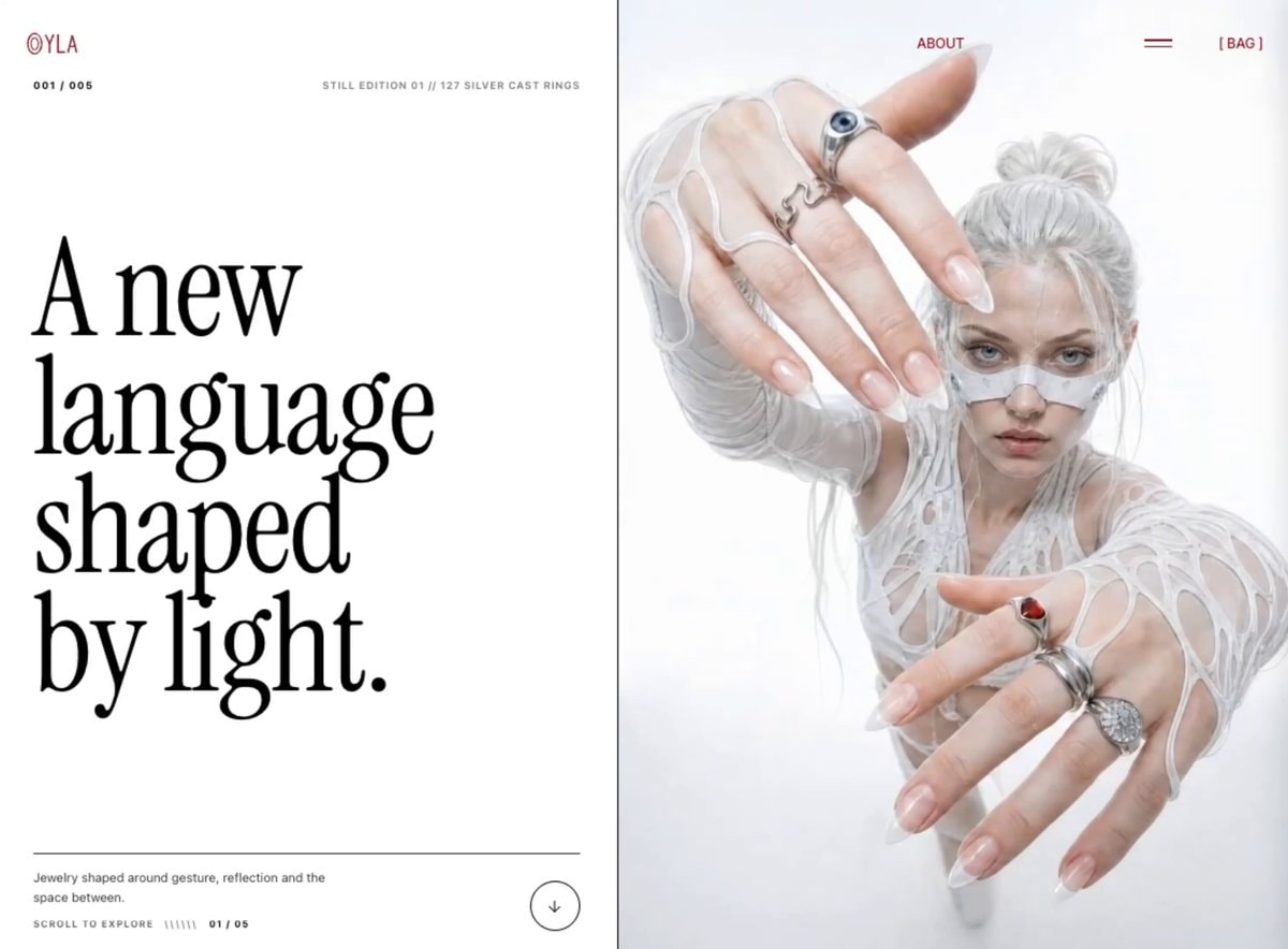 OLYA website FABLE 5 SHOPIFY