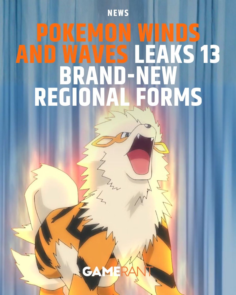 Pokémon Winds and Waves leaks 13 regional forms
