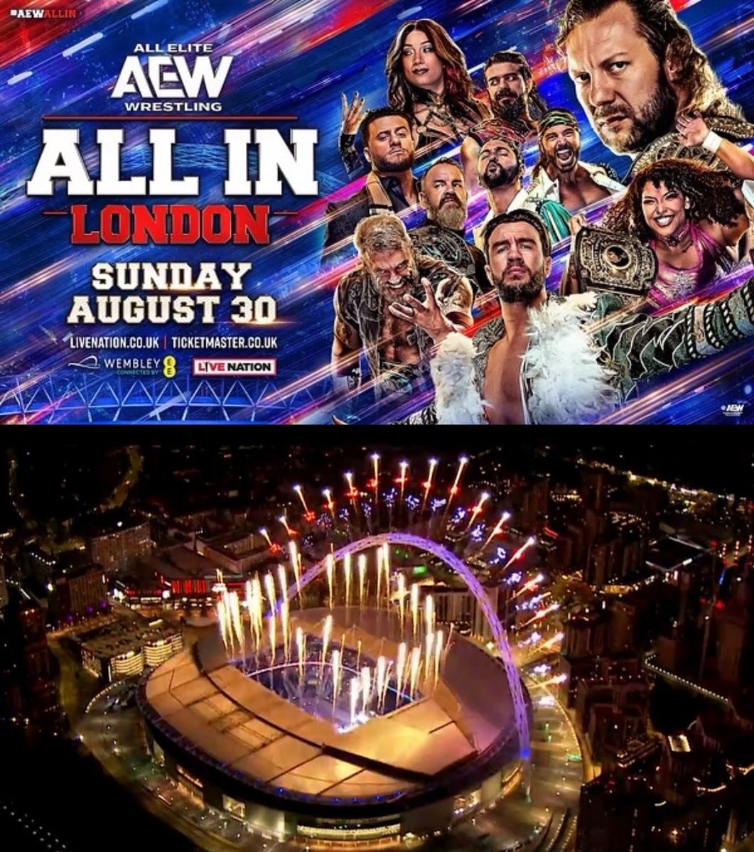 AEW All In London poster