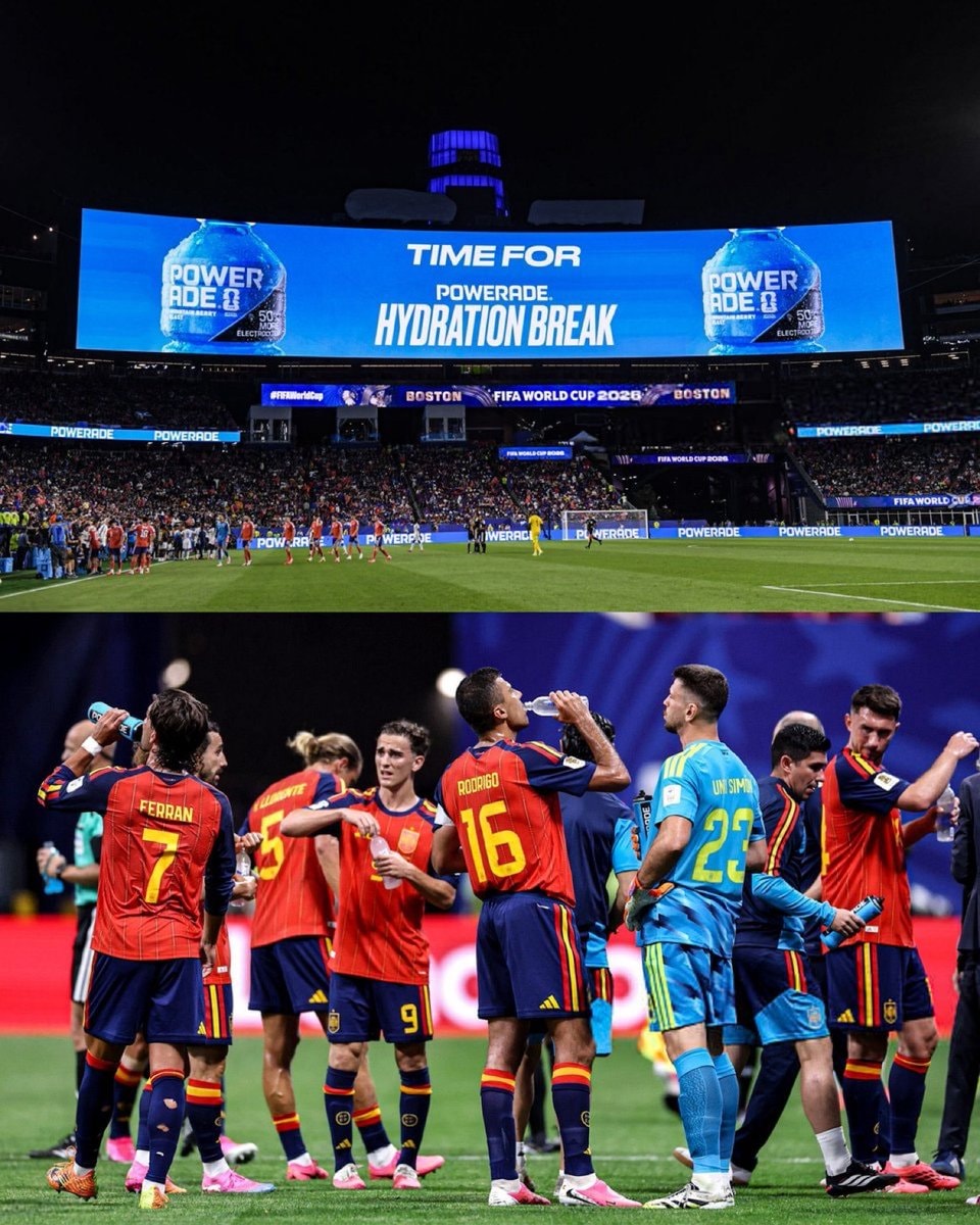 UEFA hydration breaks Champions League UEFA hydration breaks Champions League