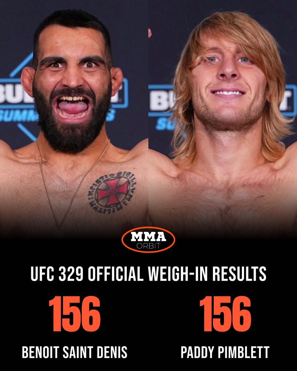 UFC 329 weigh-in results McGregor Holloway (photo 2 of 2)