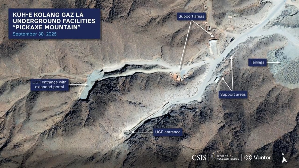 Trump Pickaxe Mountain Iran (photo 1 of 2)
