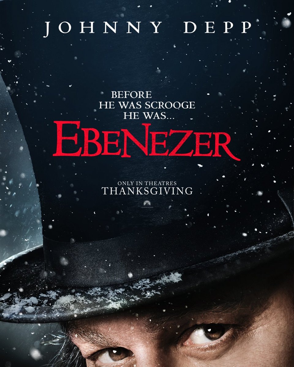 Johnny Depp Ebenezer poster