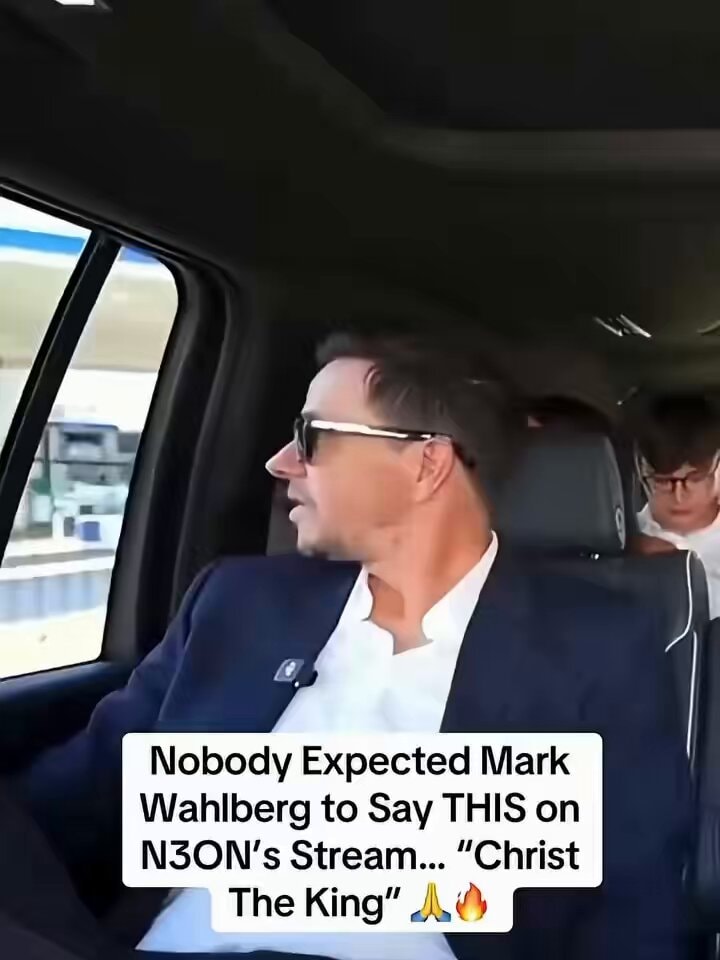 Mark Wahlberg praises Christ on N3on stream Mark Wahlberg praises Christ on N3on stream