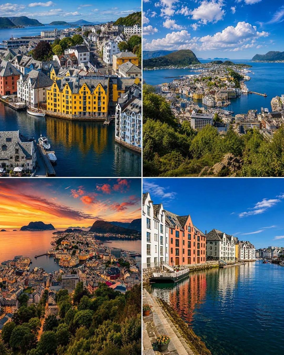 Ålesund Norway coastal town