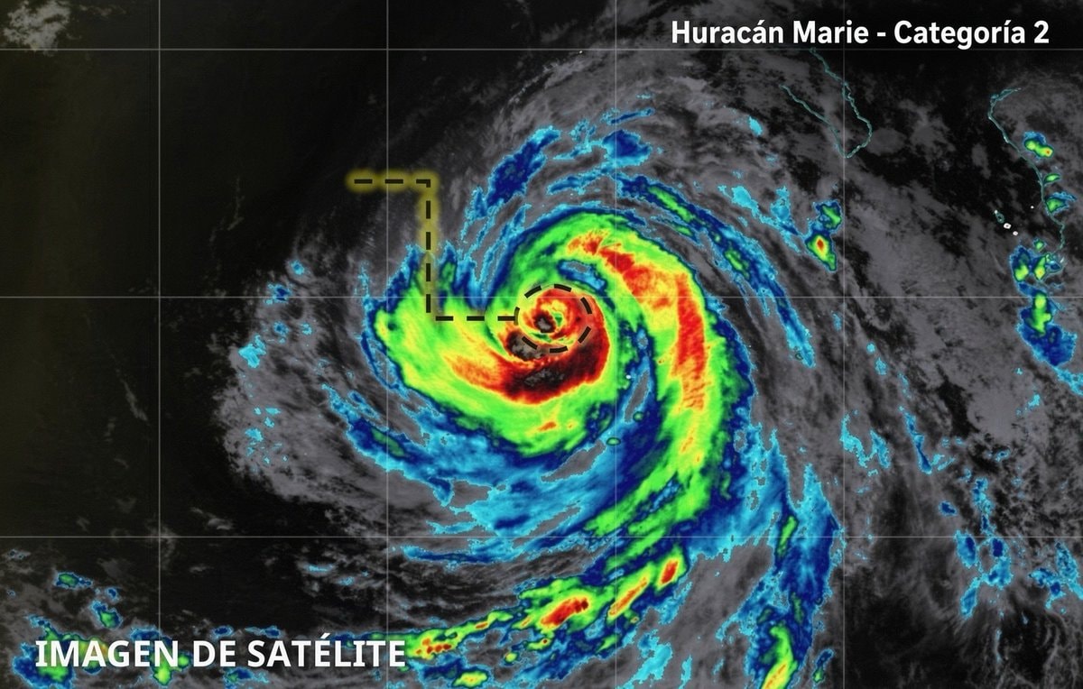 Hurricane Marie Category 2 Mexican Pacific Hurricane Marie Category 2 Mexican Pacific