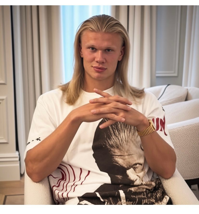 Erling Haaland new look