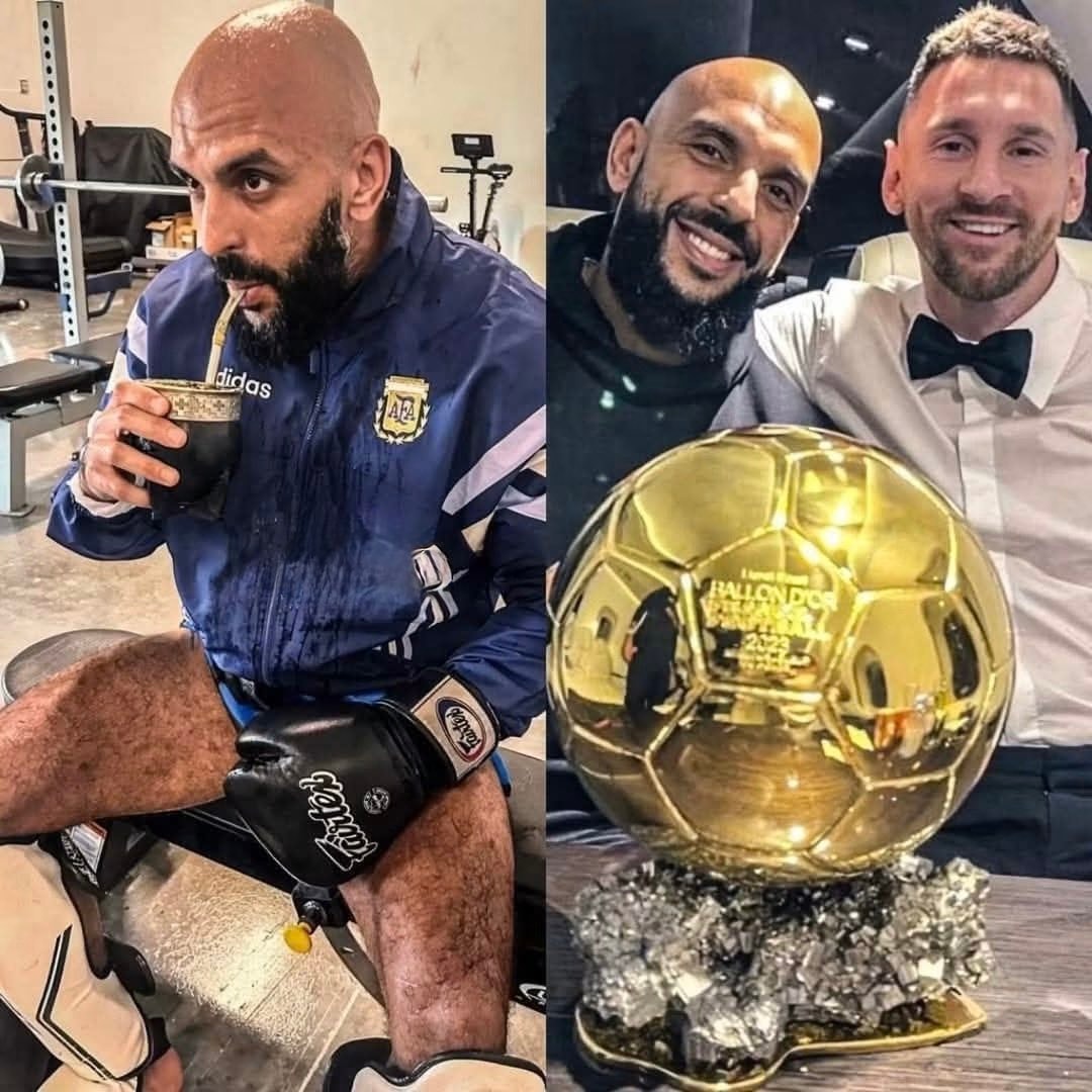 Yassine Cheuko Messi Ballon d'Or moment