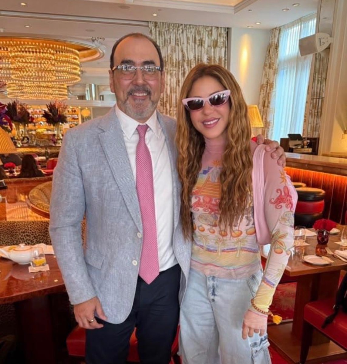 Shakira and Sergio Díaz-Granados