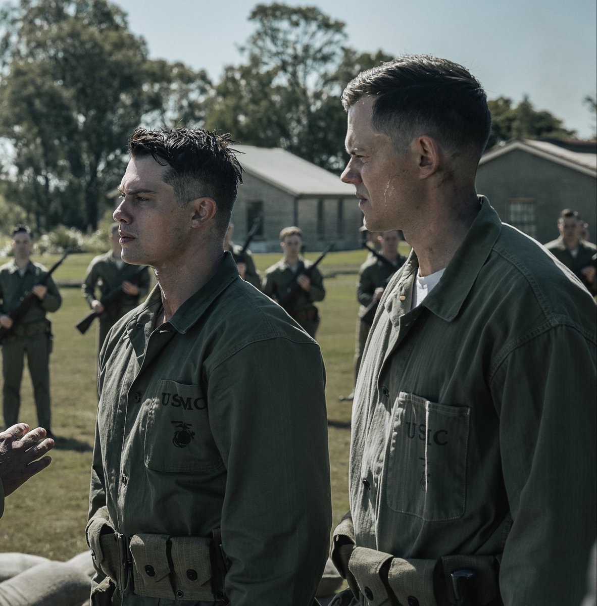 THE MOSQUITO BOWL Nicholas Galitzine Bill Skarsgård THE MOSQUITO BOWL Nicholas Galitzine Bill Skarsgård