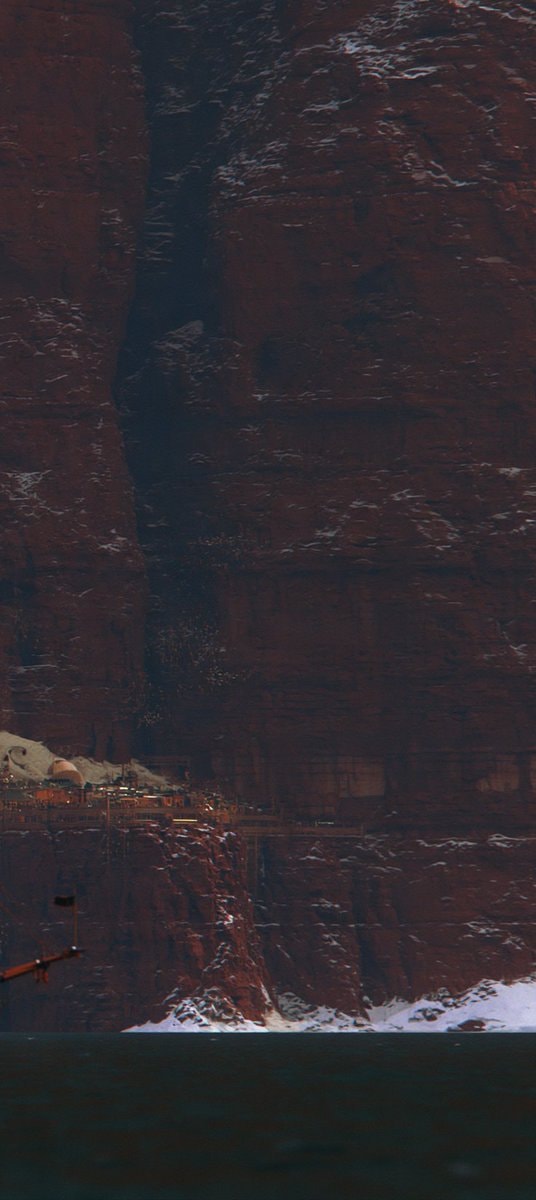 red rock formation with frost (photo 4 of 4)