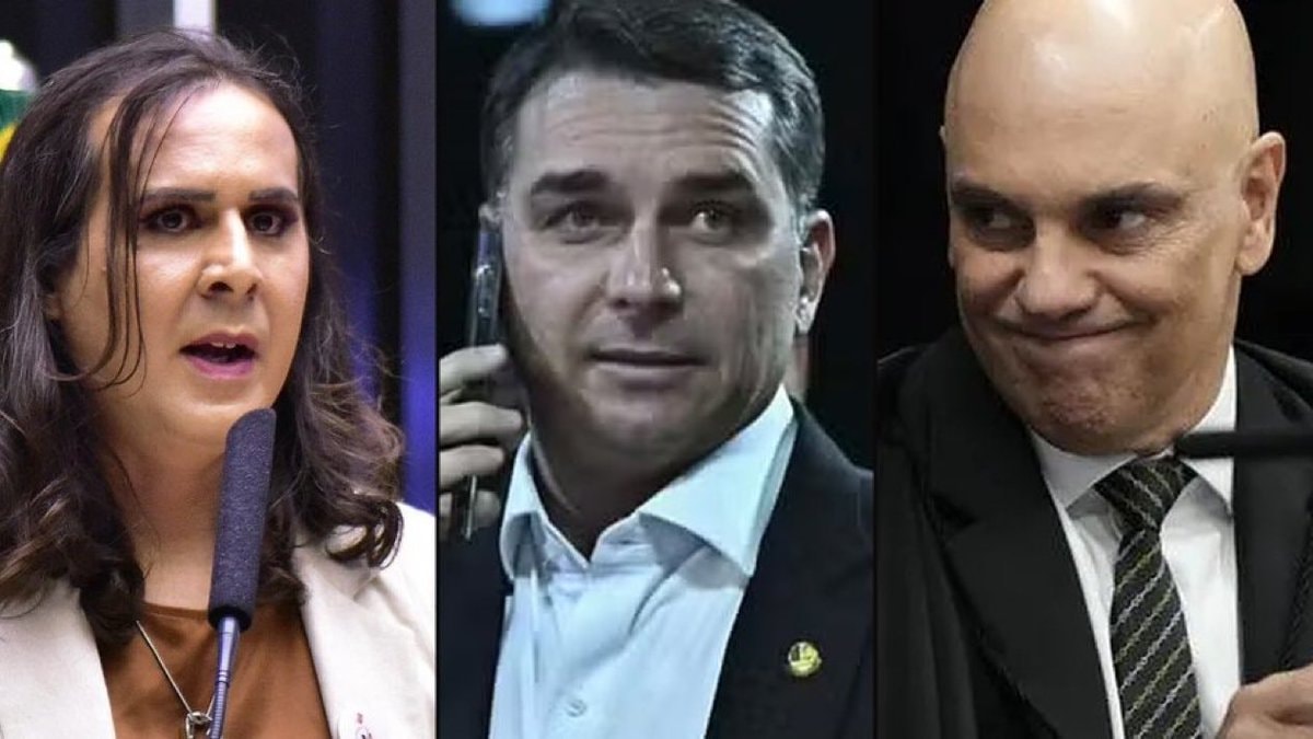 Duda Salabert and Flávio Bolsonaro passport order