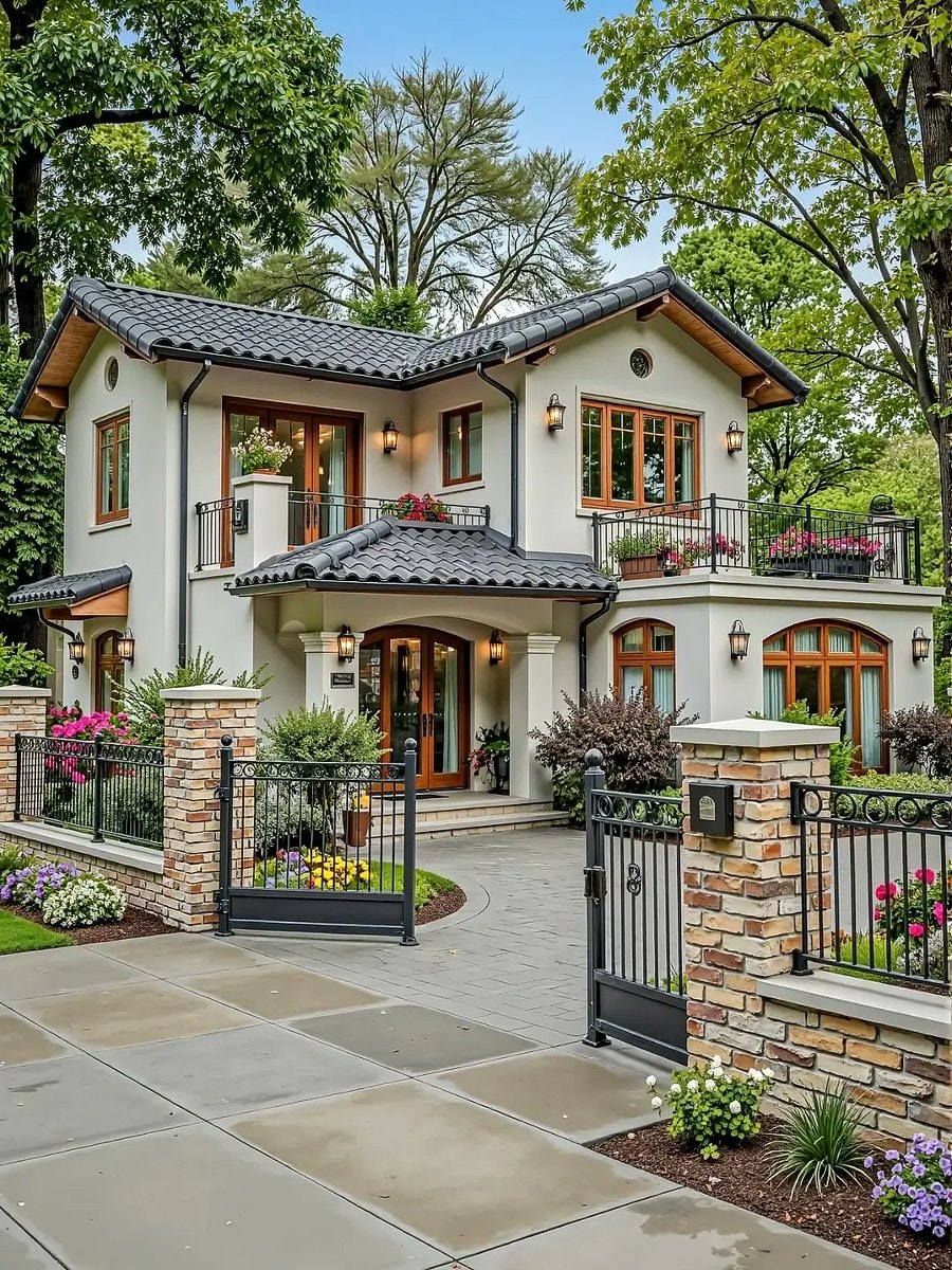 beautiful large house