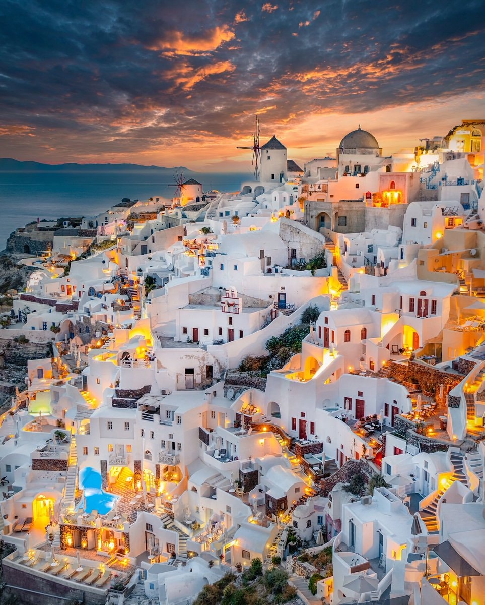 Oia Santorini Greece landscape