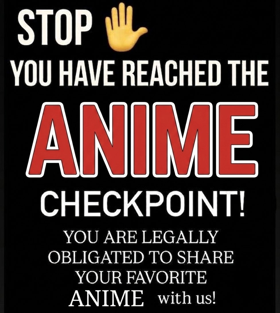 Anime Checkpoint Stop