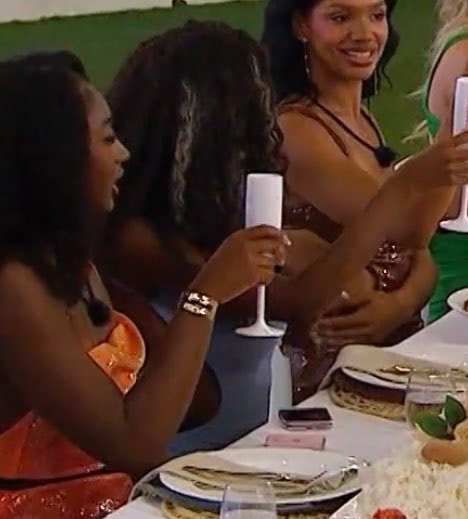 Love Island USA white streaks trinity (photo 3 of 3)