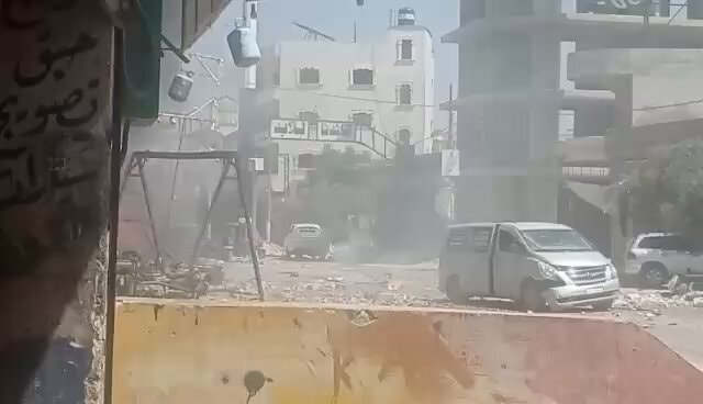 Idlib ammo truck explosion
