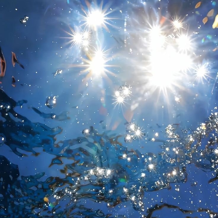 Ocean blue water shimmer (photo 2 of 4)