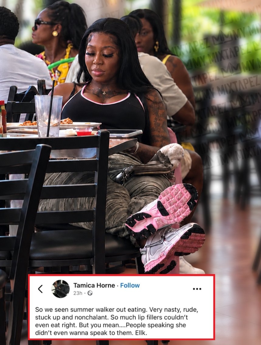 Summer Walker restaurant incident