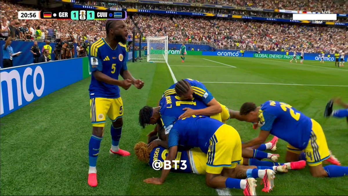 Livano goal vs Germany Curacao history (photo 2 of 2)