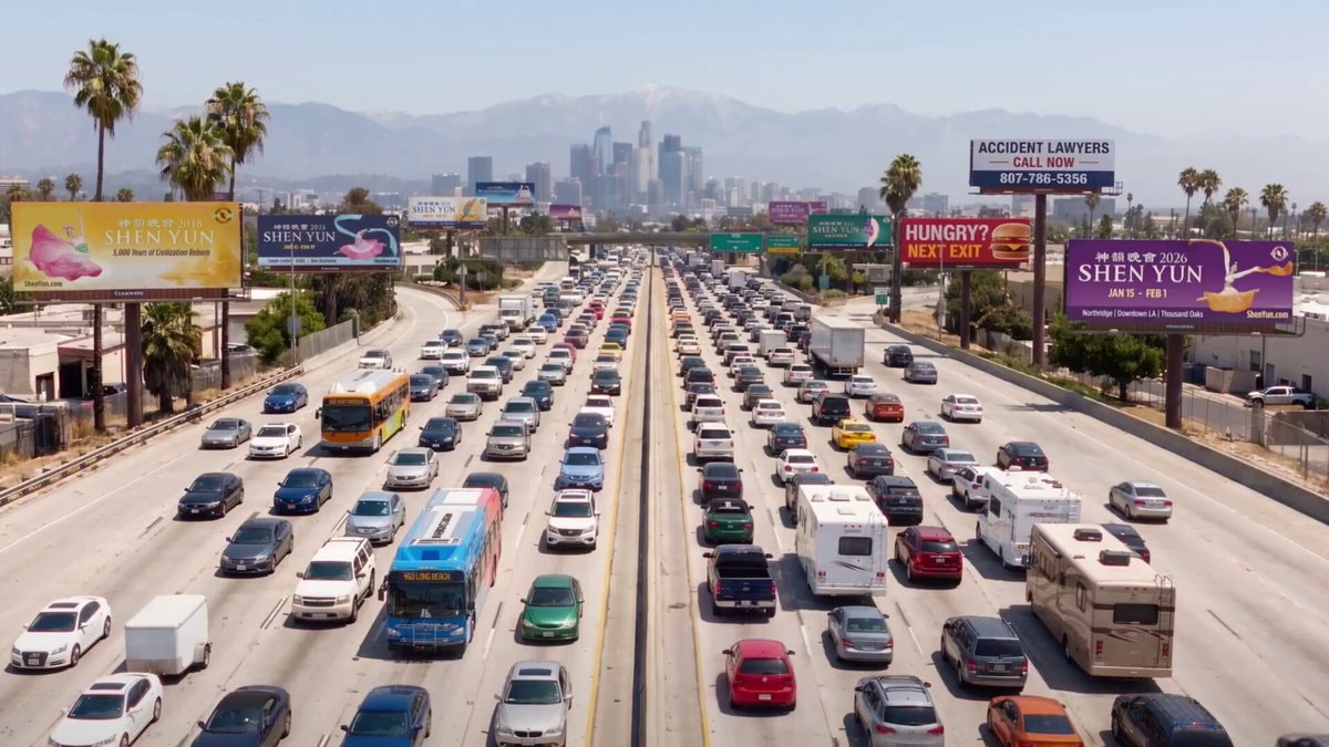 Shen Yun billboards highway ad