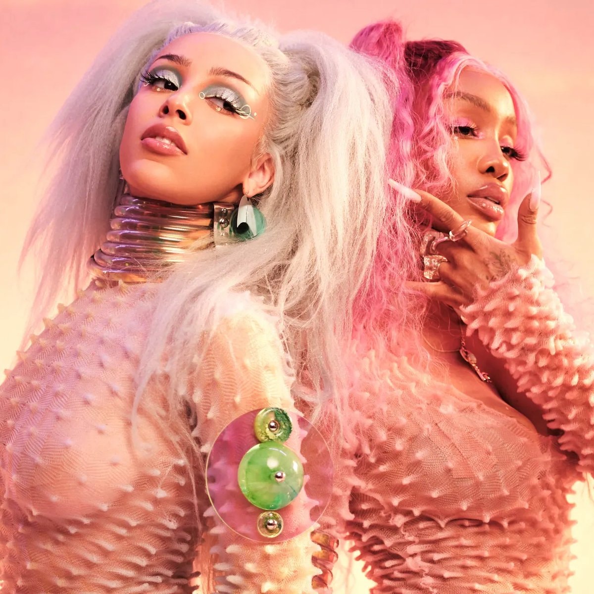 Doja Cat and SZA Kiss Me More Spotify record