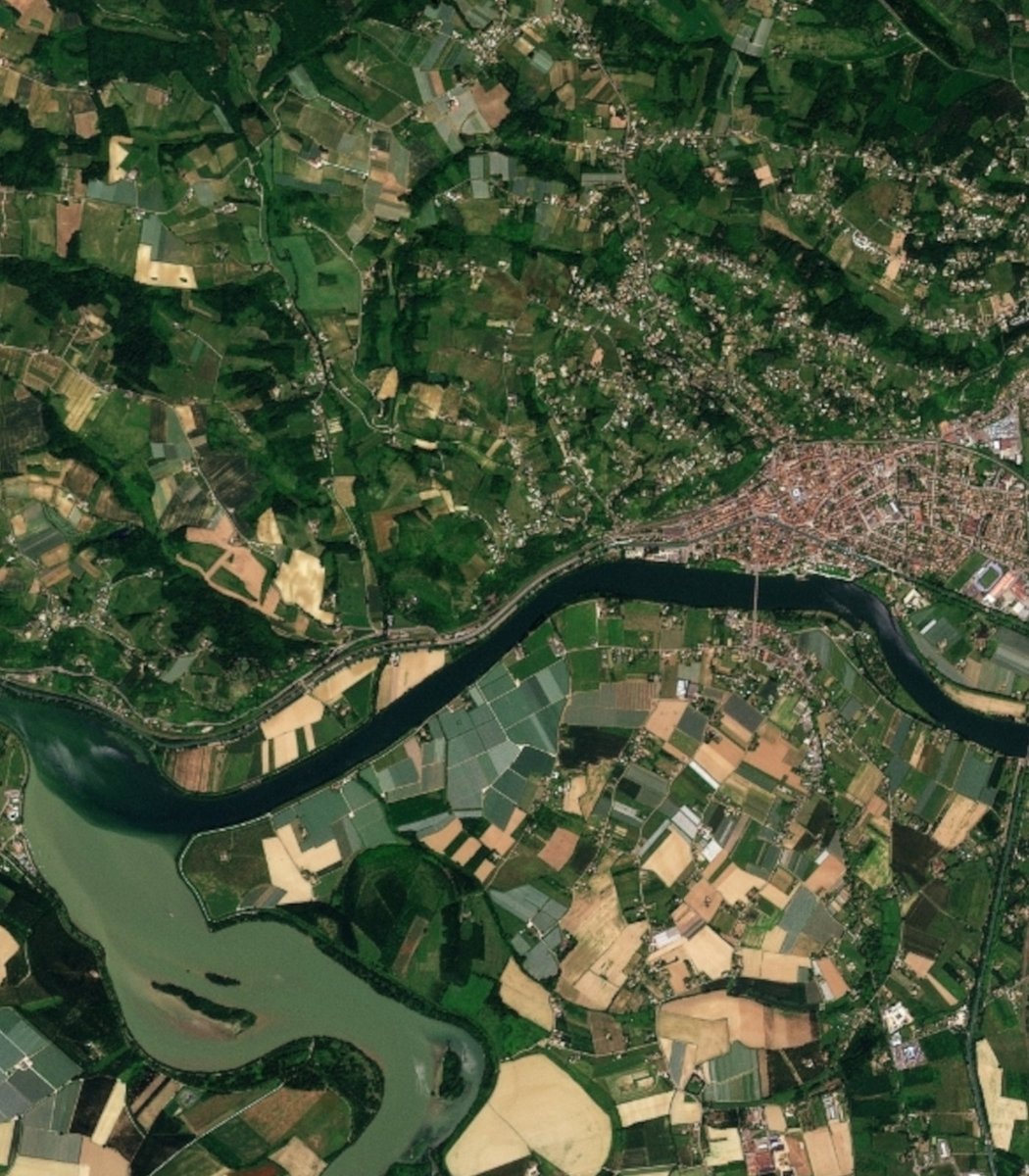 Europe drought satellite images