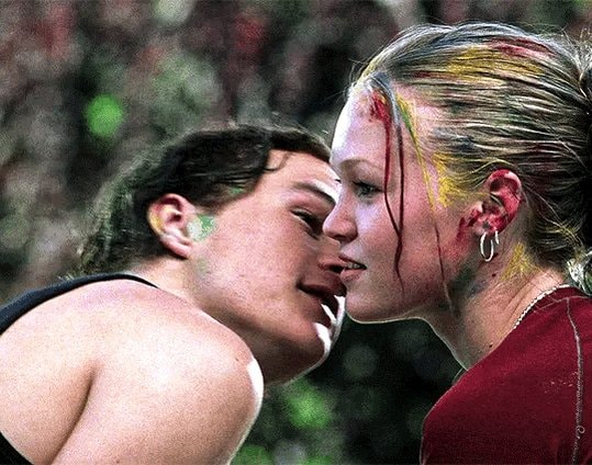 couple in messy embrace