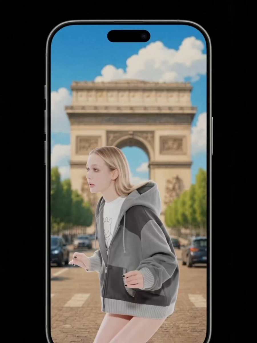 Arc de Triomphe outfit pause
