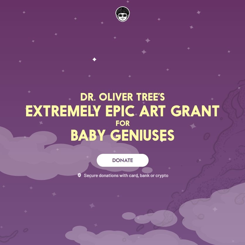 Oliver Tree Baby Geniuses art foundation (photo 2 of 2)