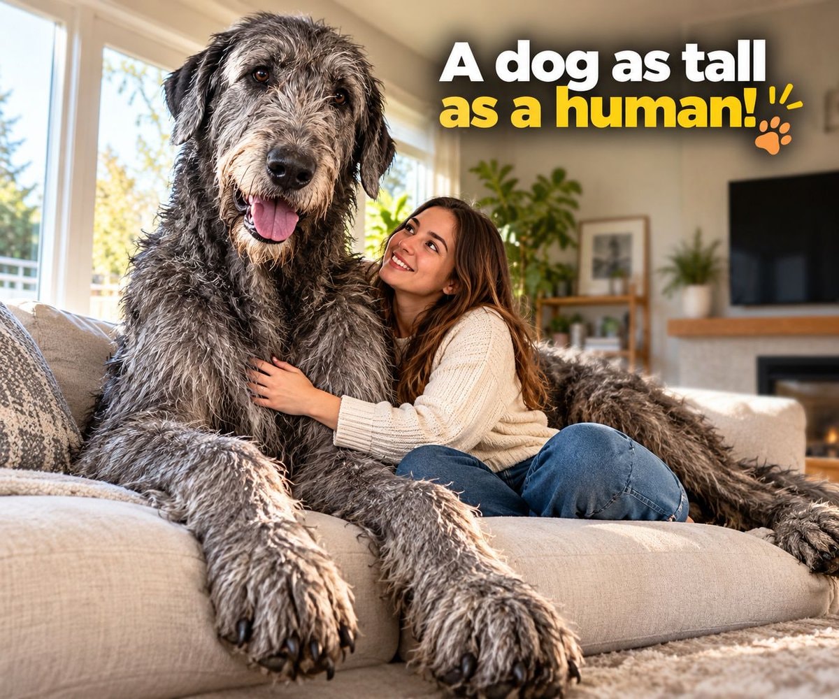 Irish Wolfhound size comparison
