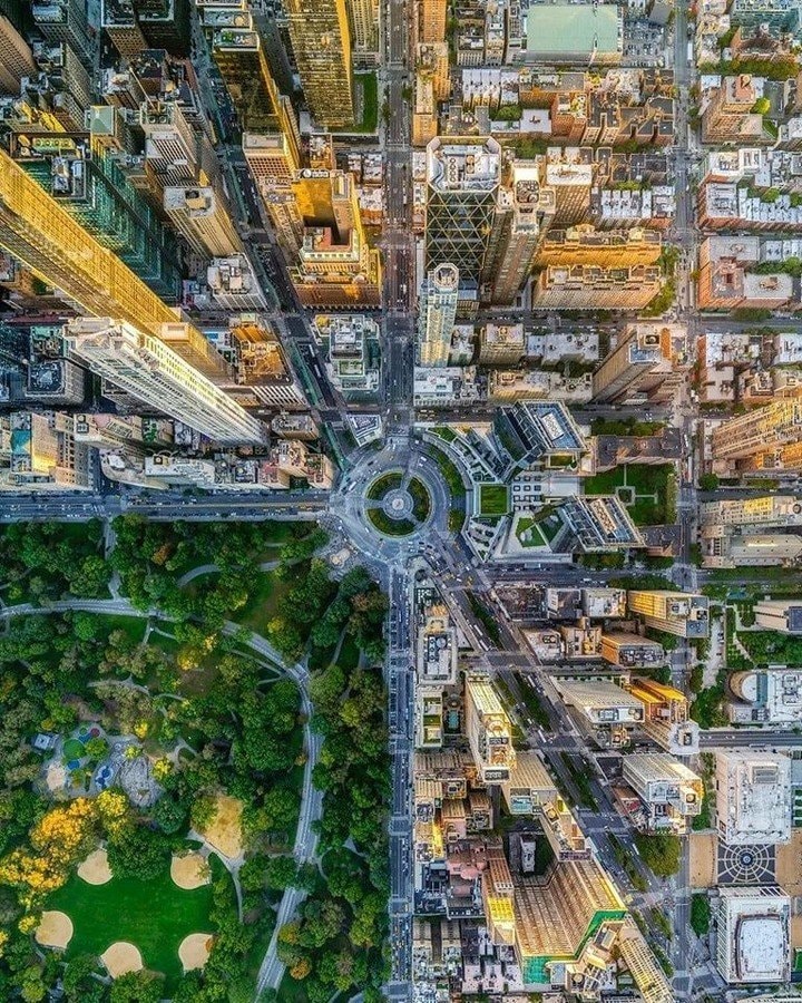 New York city aerial view