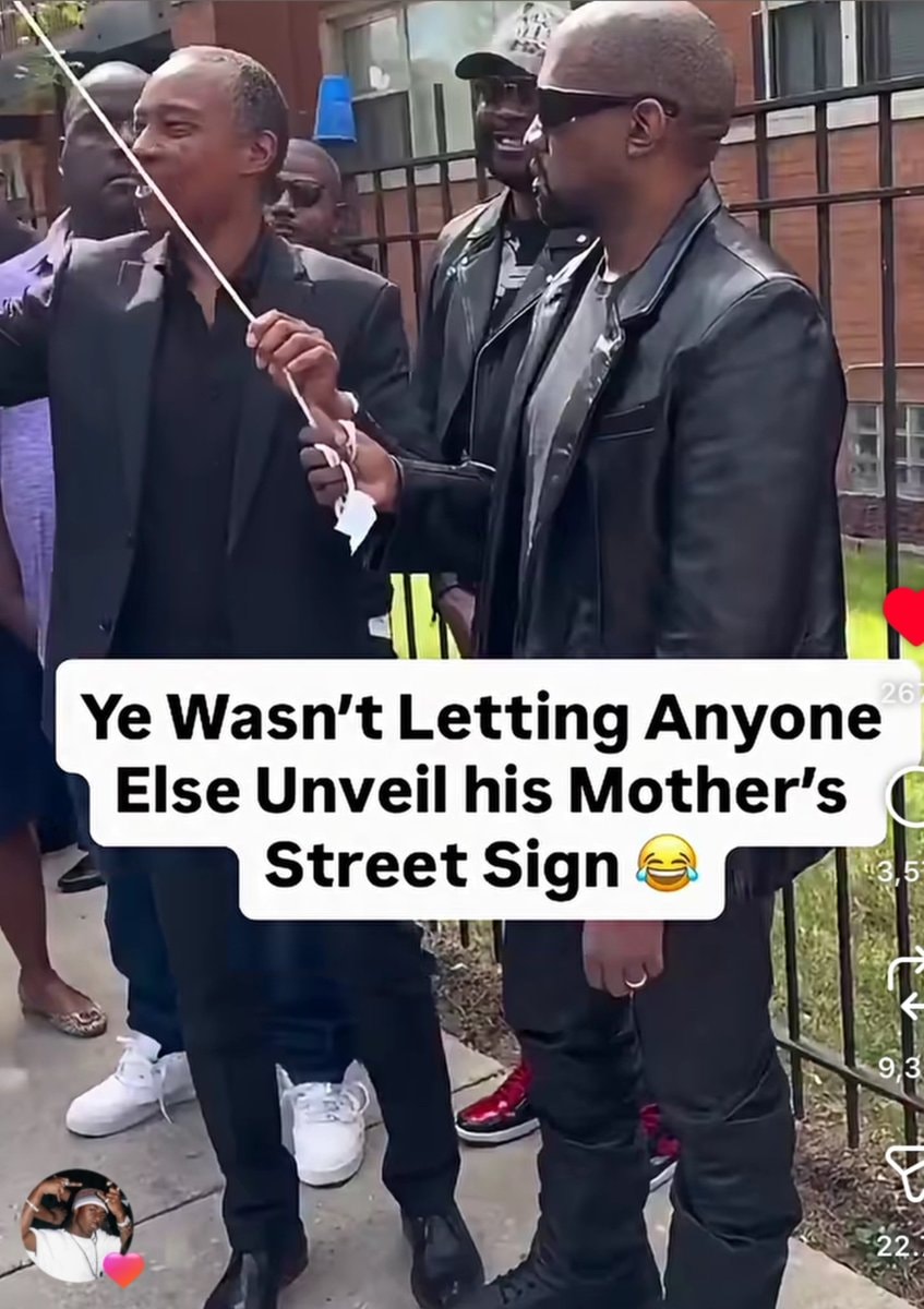 Ye and Drake street sign tribute