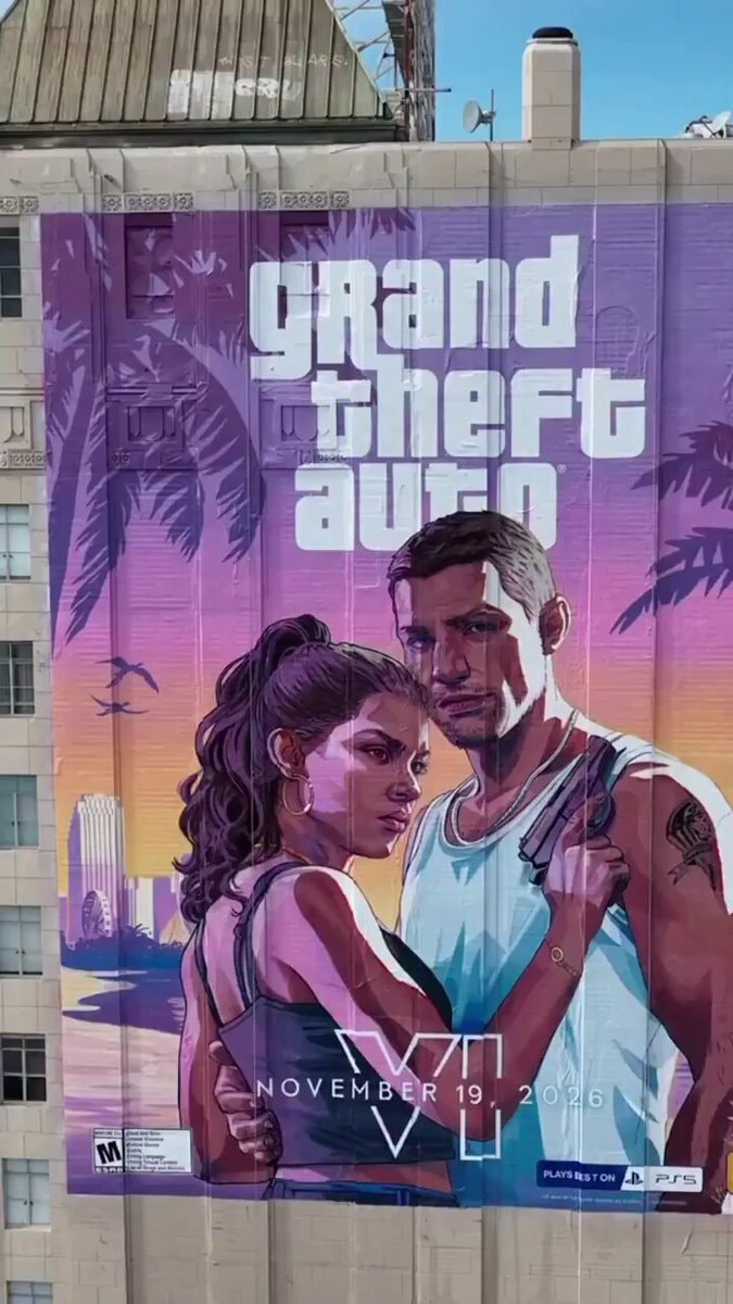 GTA 6 mural in Los Angeles