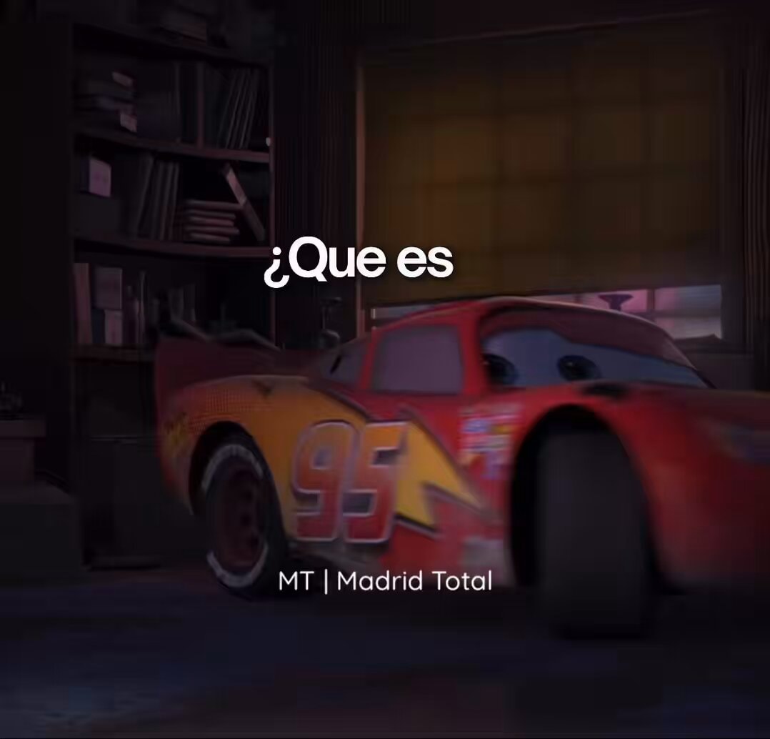 Lightning McQueen Cars Madrid Total