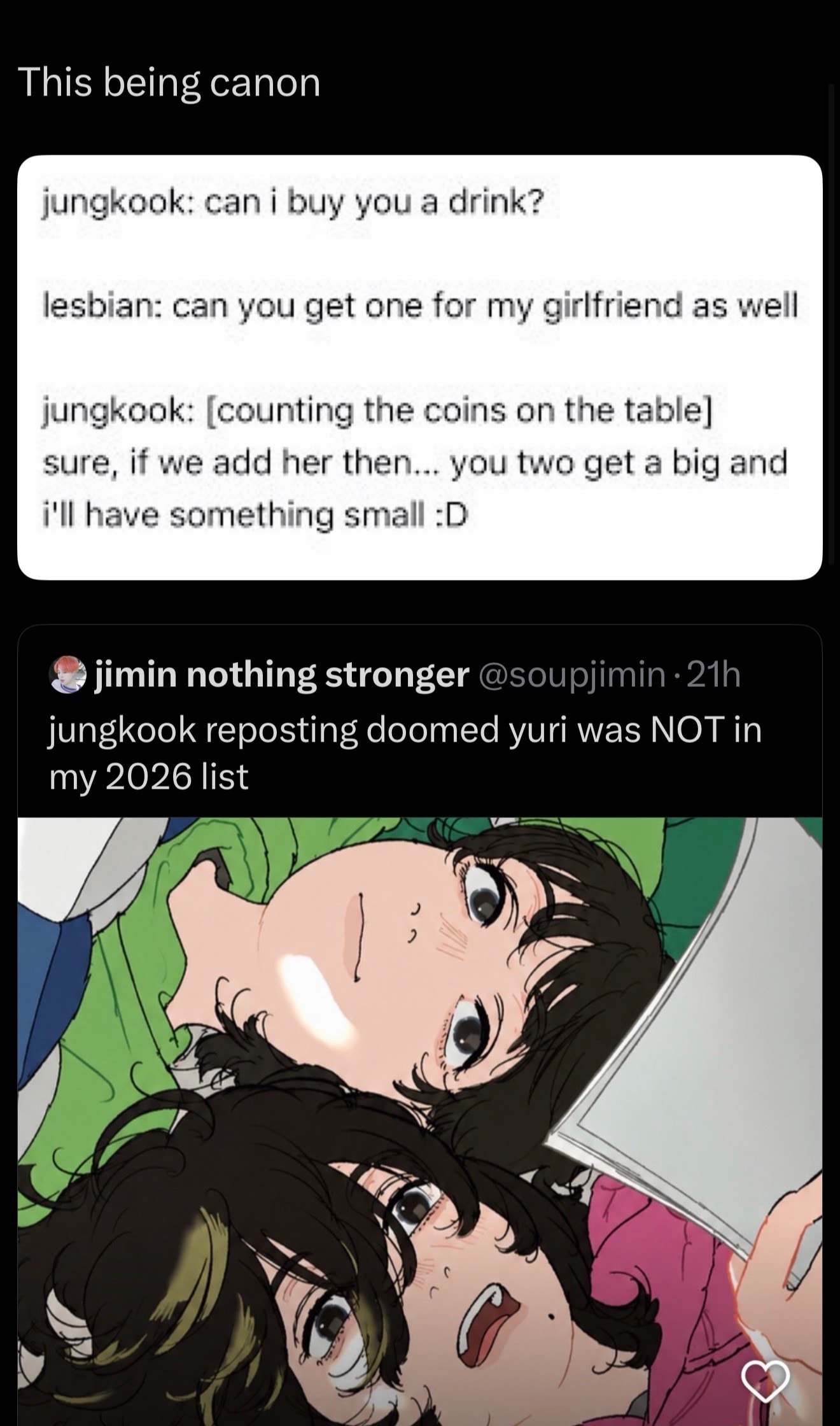 Jungkook repost