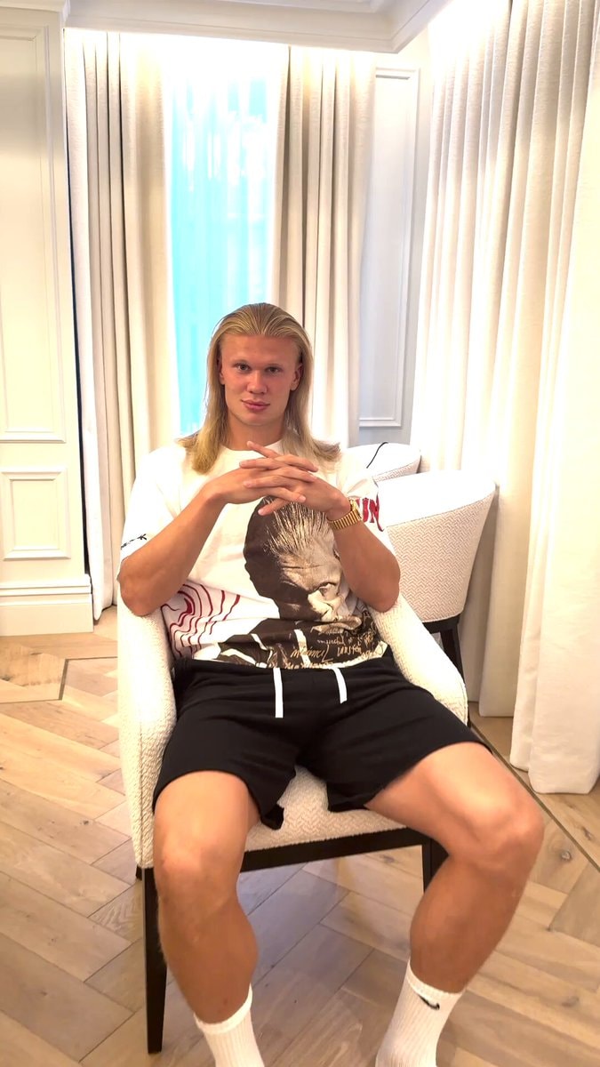 Erling Haaland new haircut