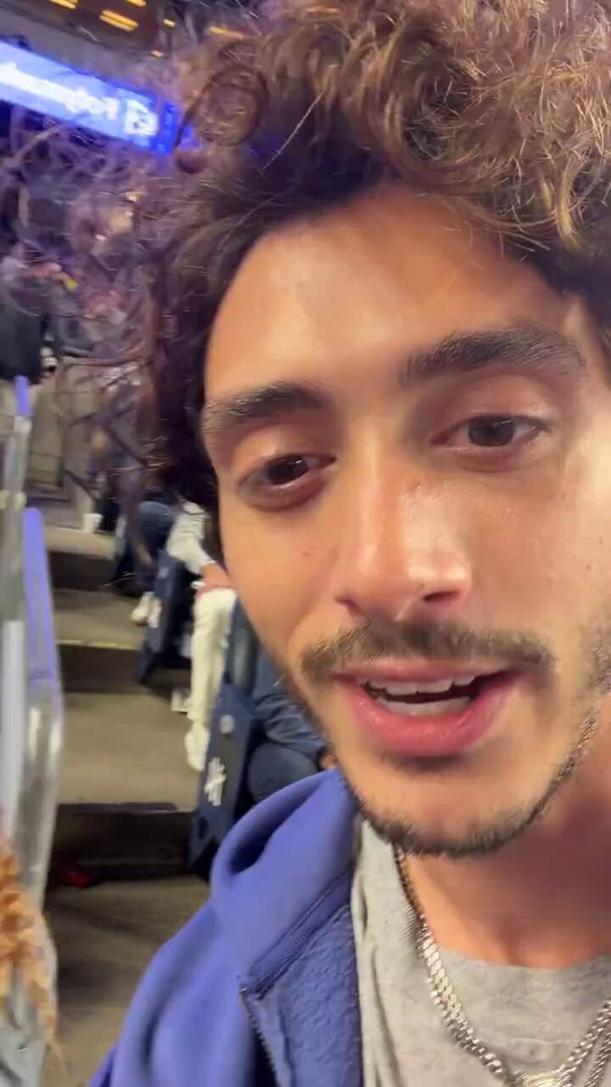 Antonio Cipriano at Yankees Red Sox game