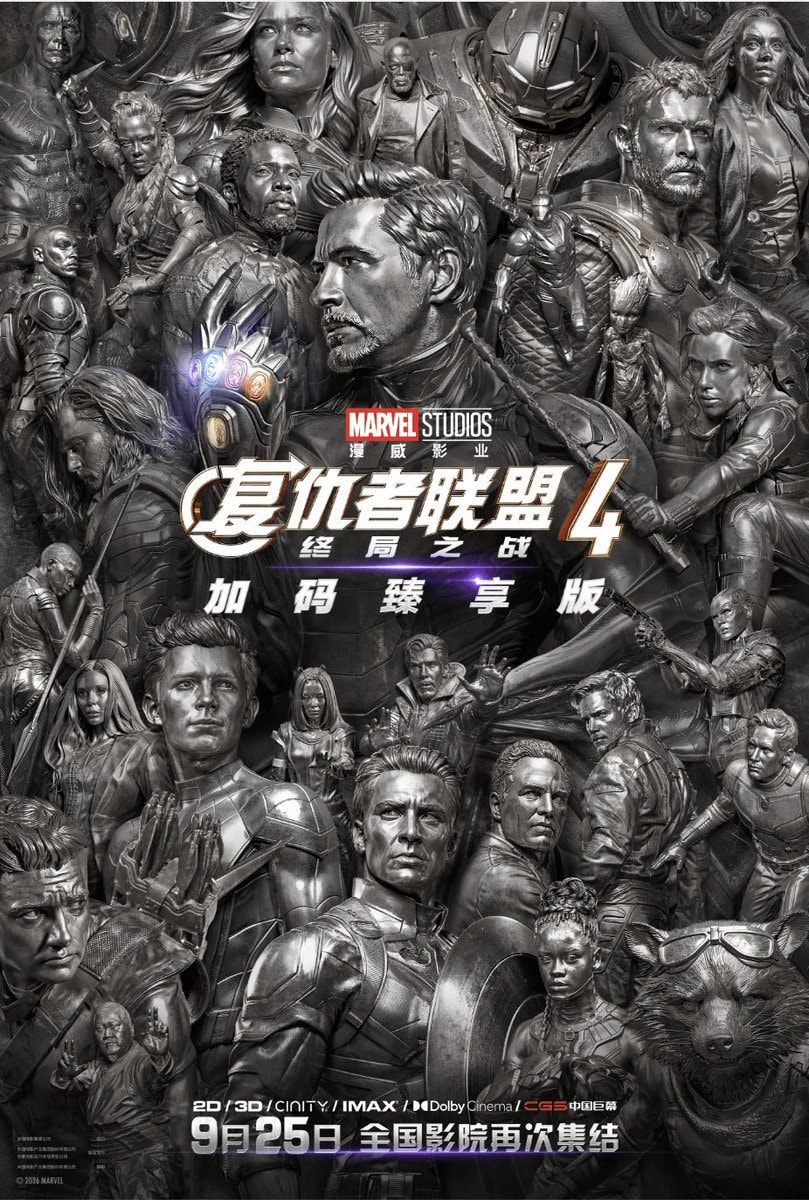 Avengers Endgame Encore China Box Office Pre-Sales