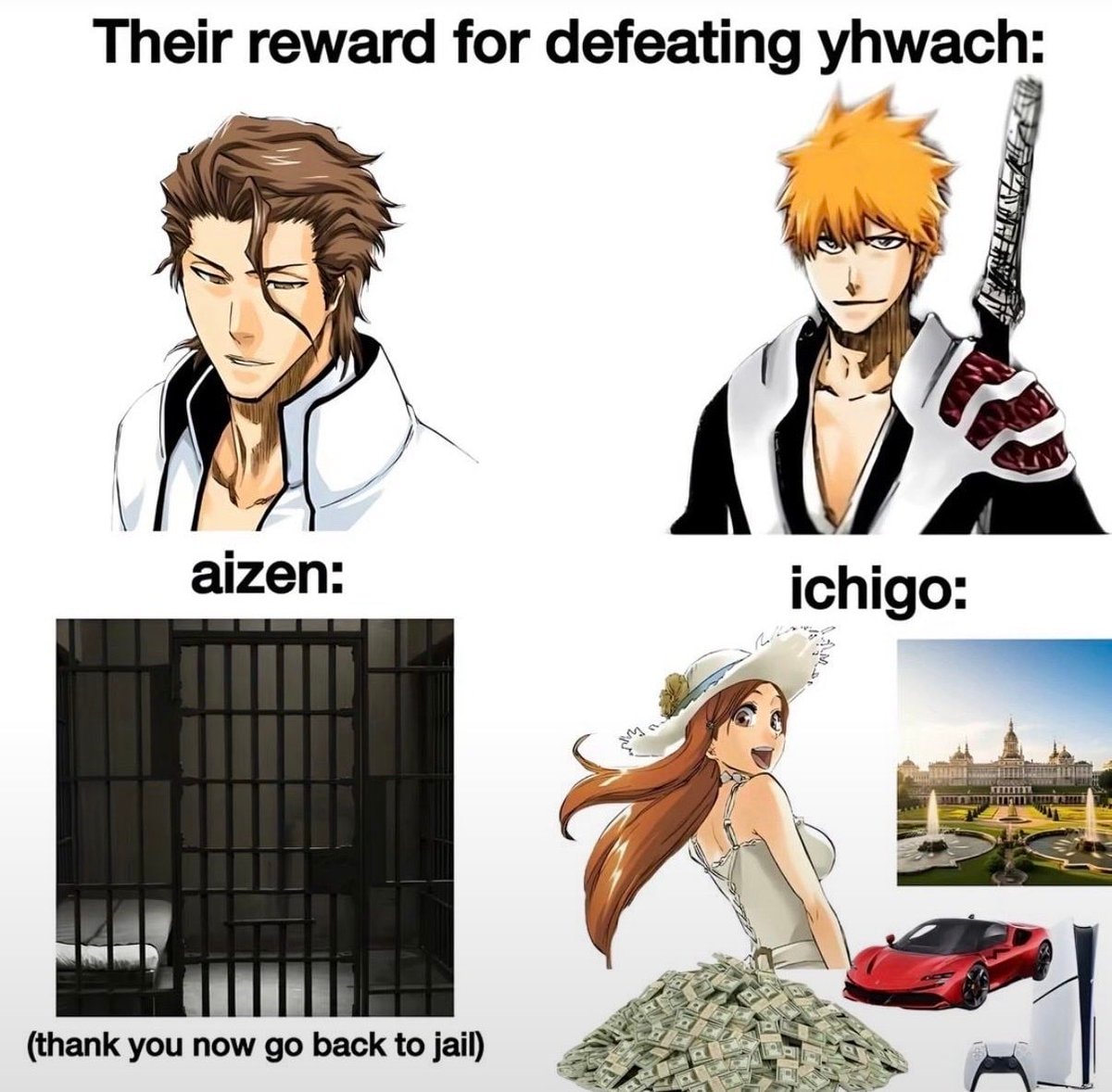 Bleach Aizen Ichigo yhwhach reward