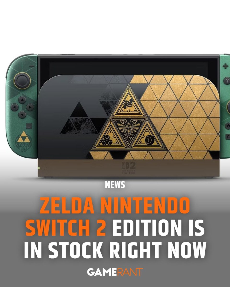 Zelda 40th Anniversary Switch 2 in stock at Amazon