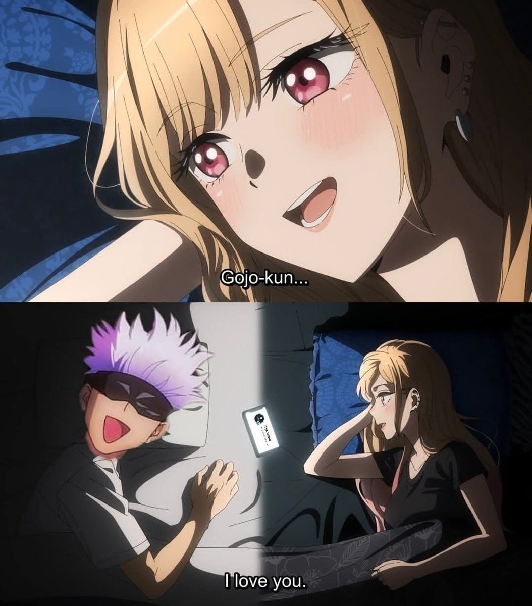Gojo Show anime scene