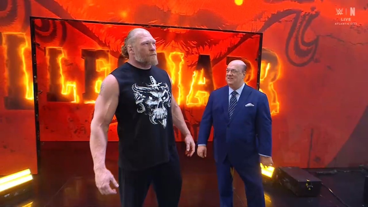 Brock Lesnar interrupts Oba Femi WWE Raw Brock Lesnar interrupts Oba Femi WWE Raw
