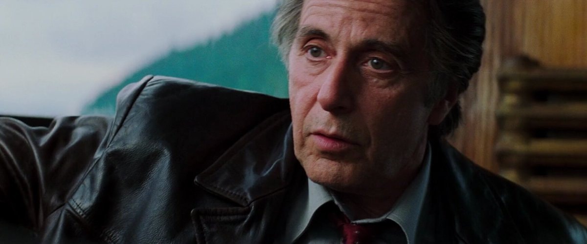 Al Pacino on set with Christopher Nolan