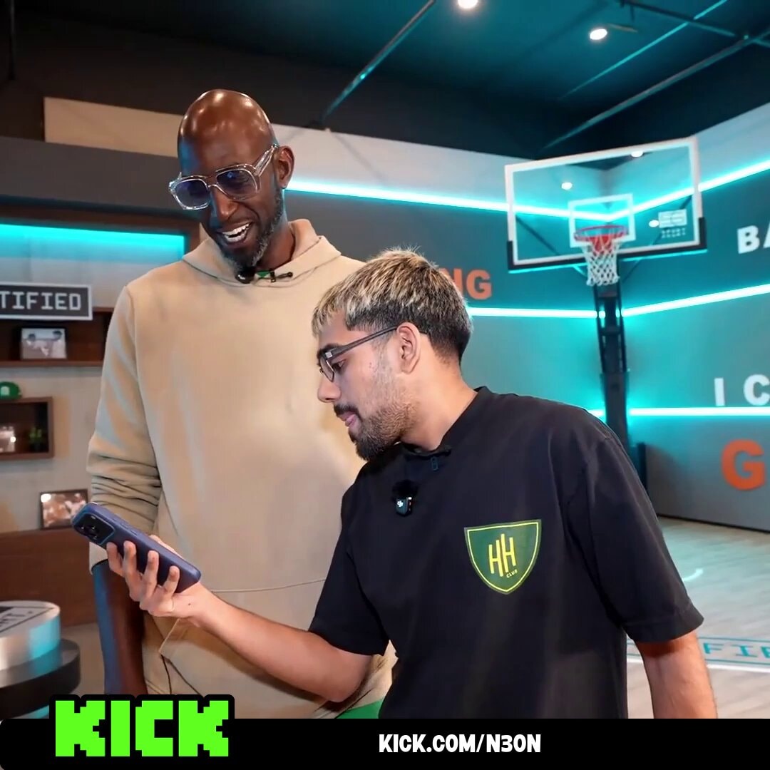 N3on gifts Kevin Garnett Jay-Z vinyl