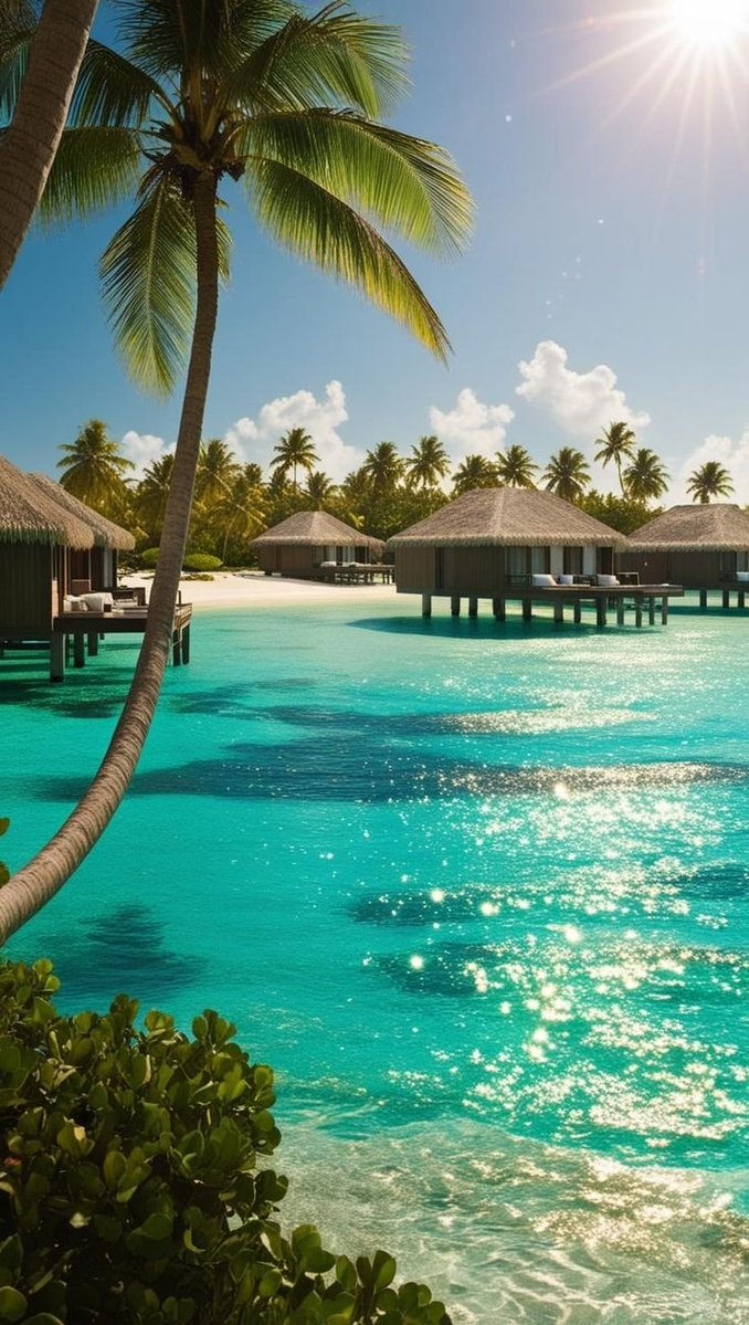 Maldives morning view