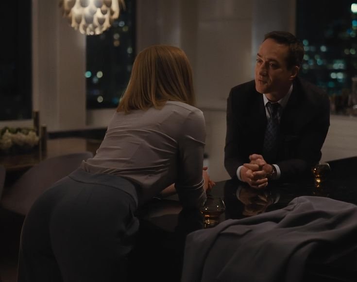Woman in grey suit office (photo 3 of 4)