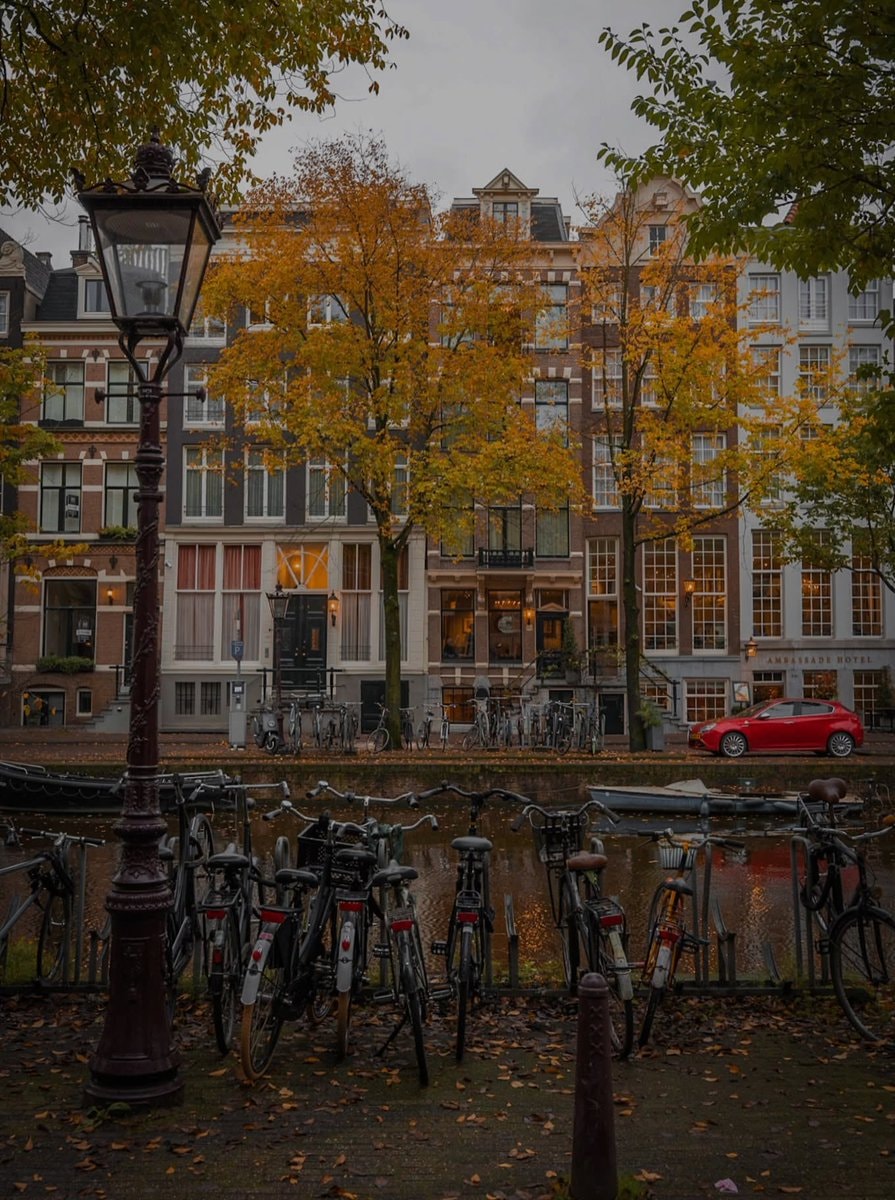 Amsterdam Netherlands canal scene