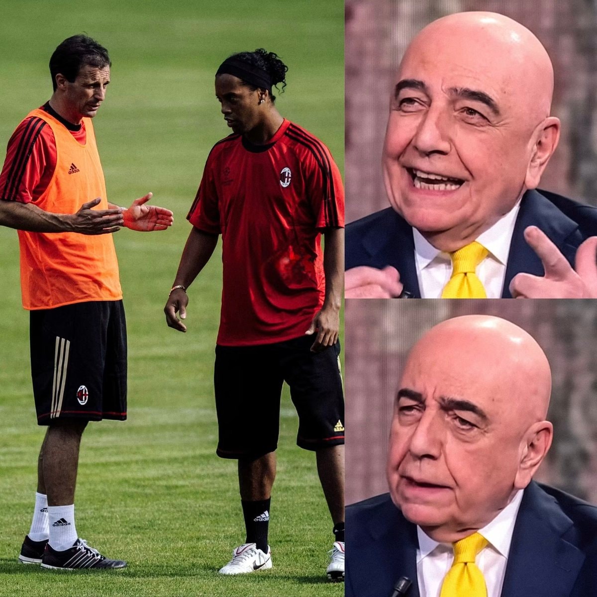 Galliani Allegri Ronaldinho nightclub story